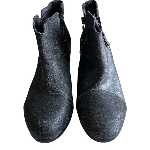 Rag & Bone Textured Suede Leather Zip Up Ankle Heeled Booties EU 37/US 7 - Picture 4 of 12